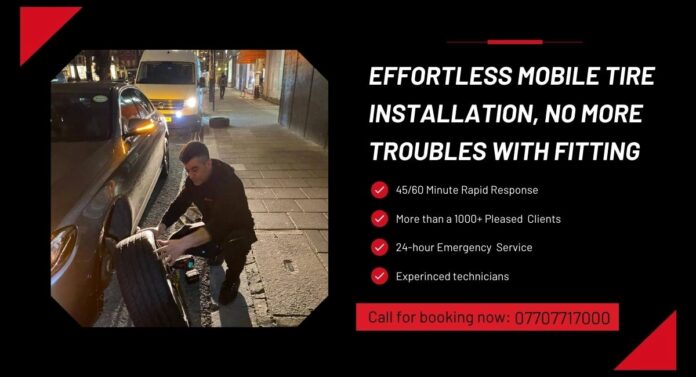 Effortless Mobile Tire Installation, No More Troubles with Fitting