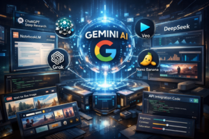 Gemini AI – The Future of Artificial Intelligence by Google, Gemini AI by Google – Complete Guide to Gemini, APIs, Text-to-Image, and Advanced AI Tools