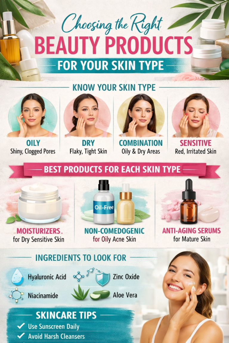 Choosing the Right Beauty Products for Your Skin Type: A Complete Guide