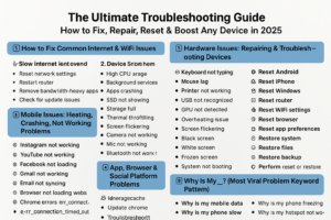The Ultimate Troubleshooting Guide: How to Fix, Repair, Reset & Boost Any Device in 2025