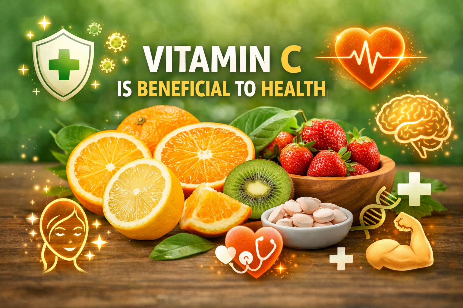 How Vitamin C Is Beneficial to Health: Uses, Food Sources & Recommended Daily Intake