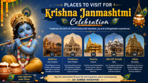 Places for Krishna Janmashtami Celebration
