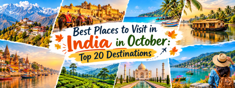 Best Places to Visit in India in October: 20 Beautiful Destinations
