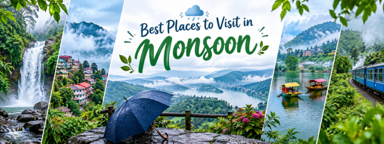 Best Places to Visit in Monsoon in India & Beautiful Rainy Season Getaways
