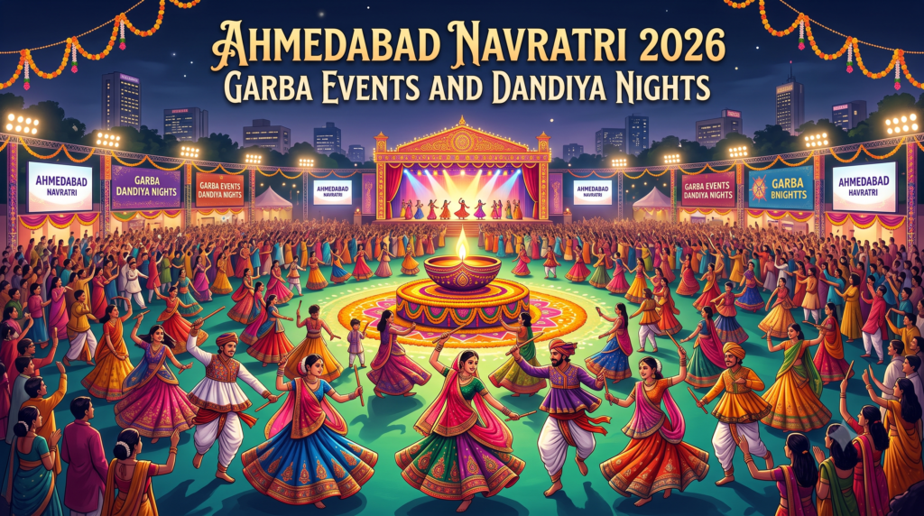 Ahmedabad Navratri 2026 Garba Events and Dandiya Nights