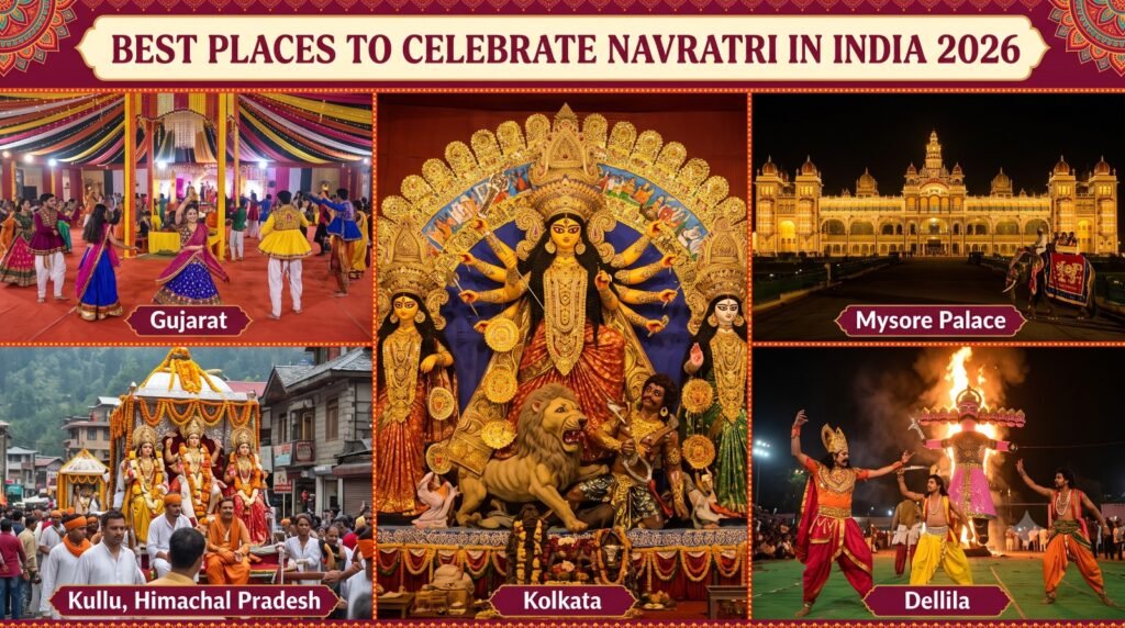 Which Are the Best Places to Celebrate Navratri in India 2026?