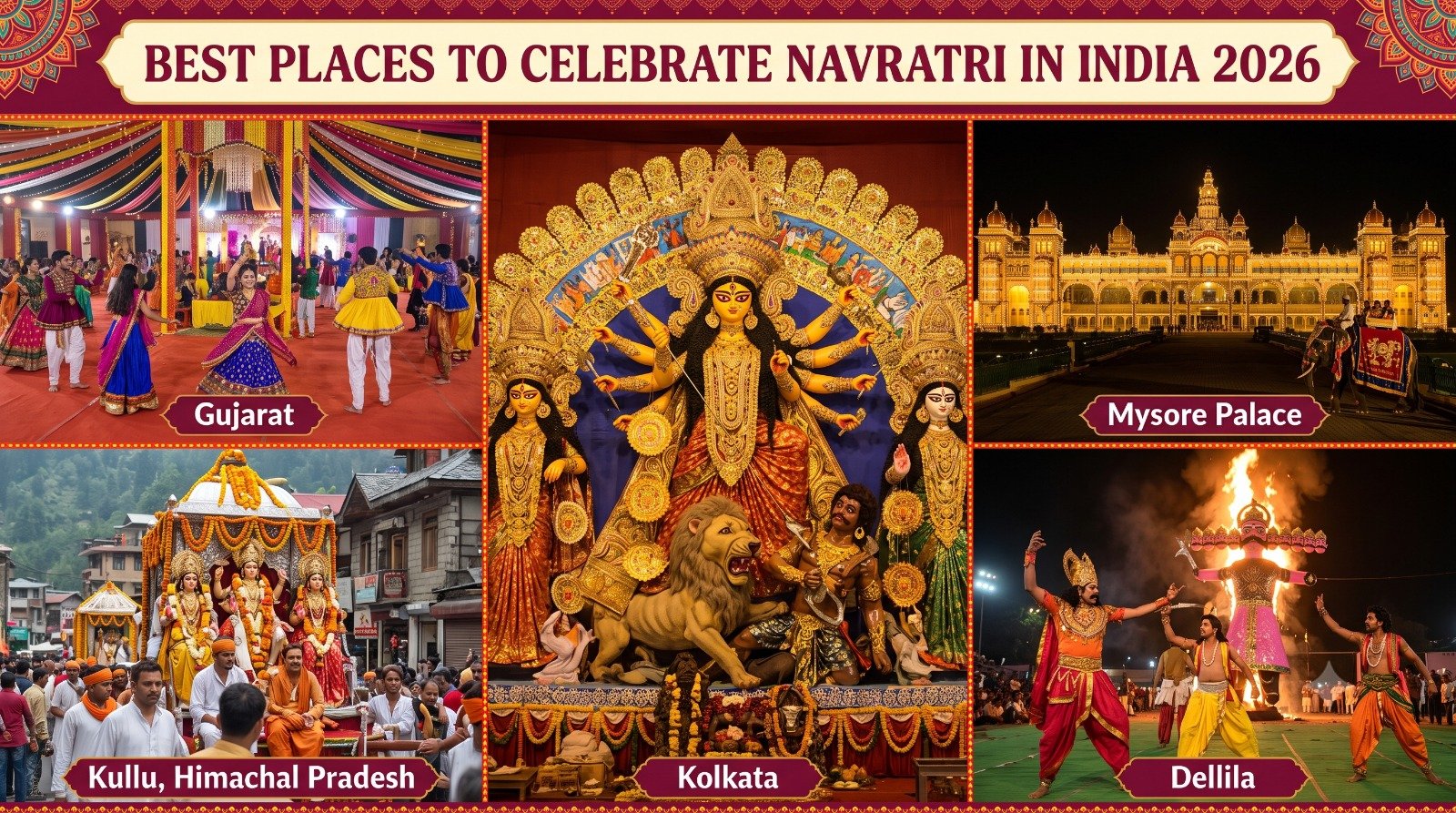 Which Are the Best Places to Celebrate Navratri in India 2026?
